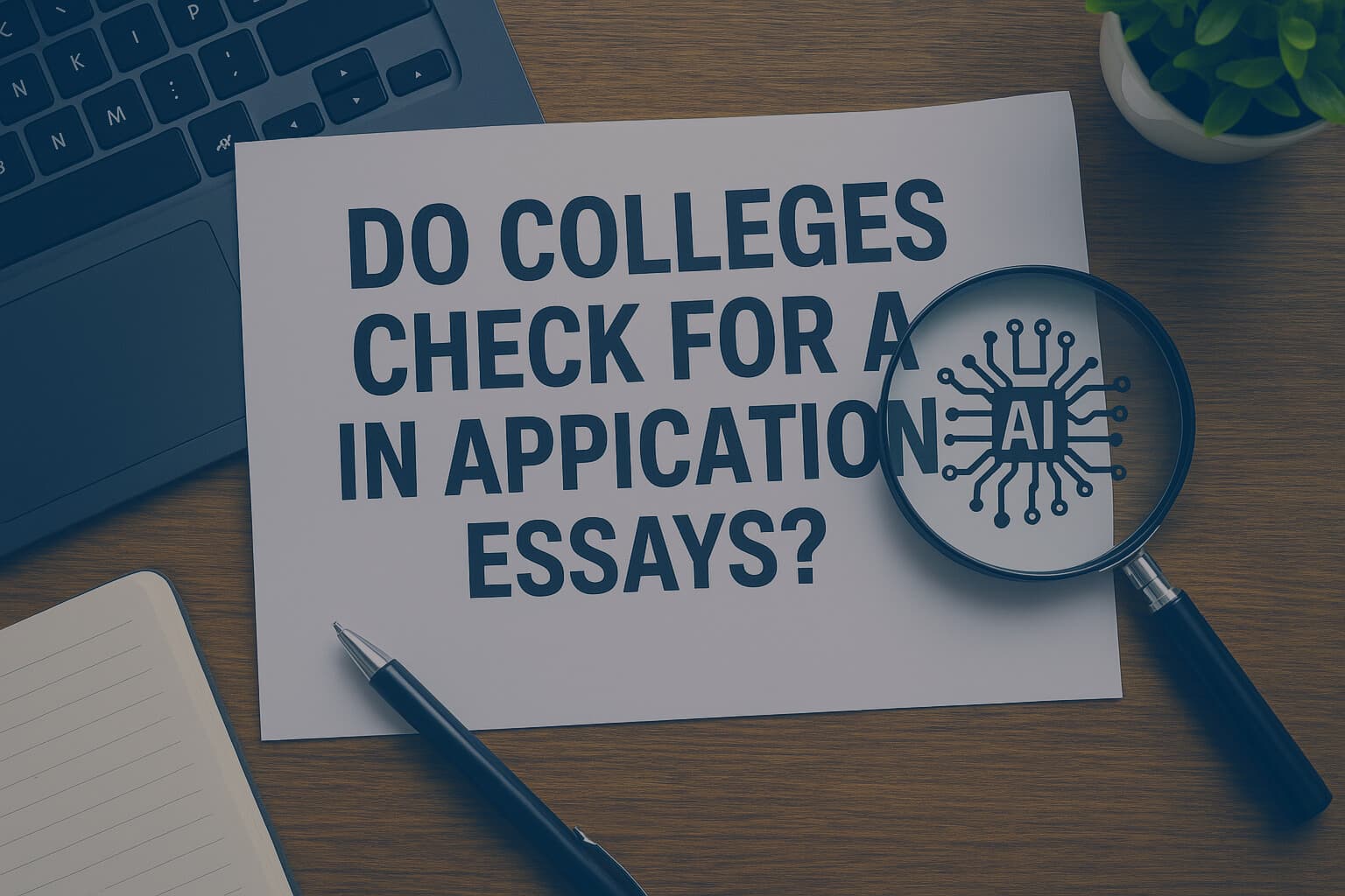 Do Colleges Check for AI in Application Essays